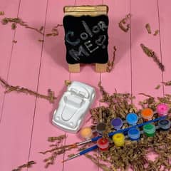 Kids Gifts 4 cars/Car Painting With Acrylic Paints For Kids