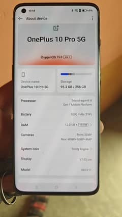 one plus 10 pro non PTA 10/10 condetion only set best gaming device