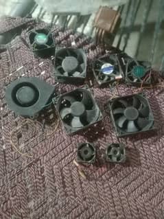 PC power supply+9 Fans