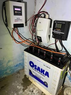 1.2 KW Solar System complete for sale, with 2 Plate Longi 585 watt.