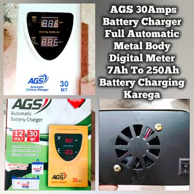 Battery Charger Havy Duty 30 Amp 12 Volt Charger Automatic Original