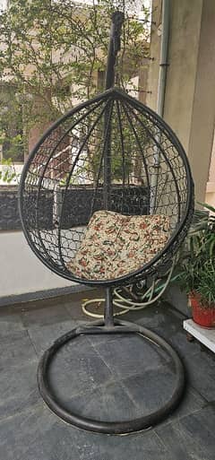 Hanging Egg Rattan swing (Jhoola)