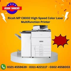 Ricoh MP C8002 High-Speed Color Laser Multifunction Printer