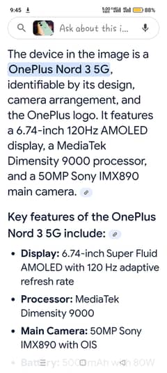 OnePlus ace 2v official PTA
