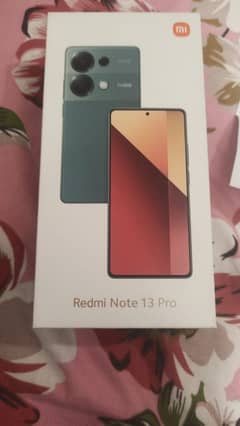 Redmi Note 13 Pro with complete box and charger