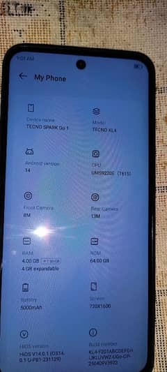 Tecno spark go 1