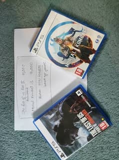 PS 5 - The last of us 2 remastered and Mortal Kombat 1