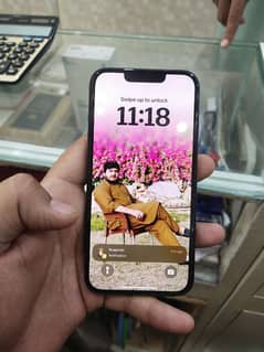I phone 13 dark blue 128 gb 100health geniun