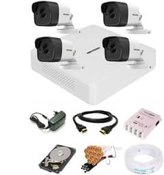 Hikvision 4 camera full Setup
