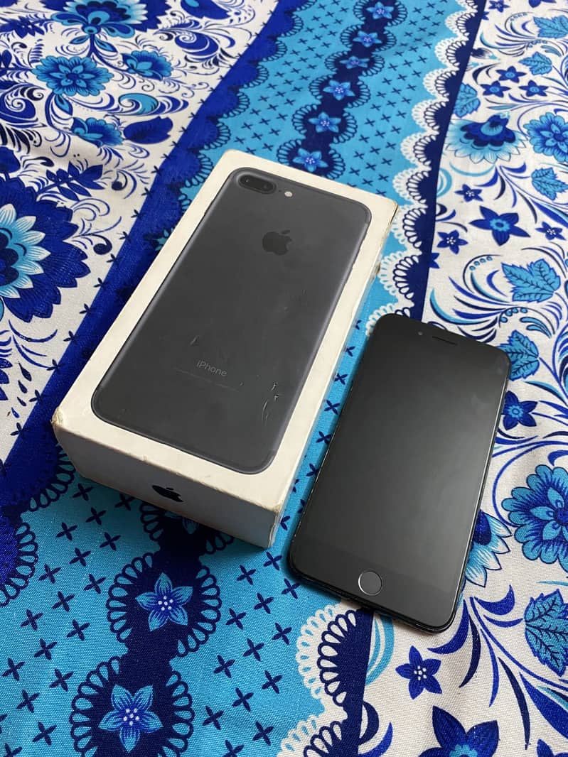 IPhone 7 Plus 128gb pta approved Fu with box Exchange possible 0