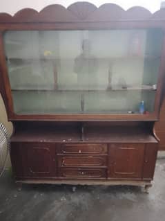 Wooden showcase