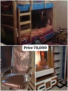 Kids Bunk Bed | Baby Furniture | Dressing Table | Office Chair