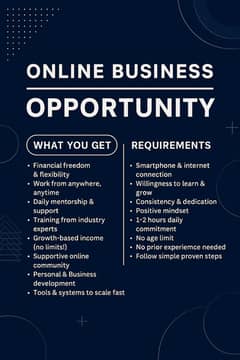 Online Business/Earning Opportunity.