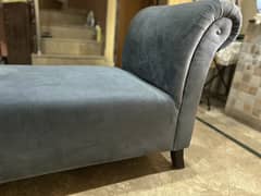Velvet sofa