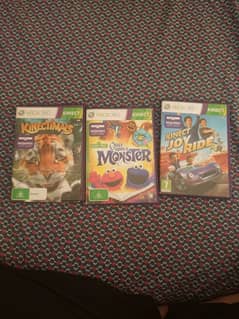Pack of 3 Xbox 360 Kinect Games Original