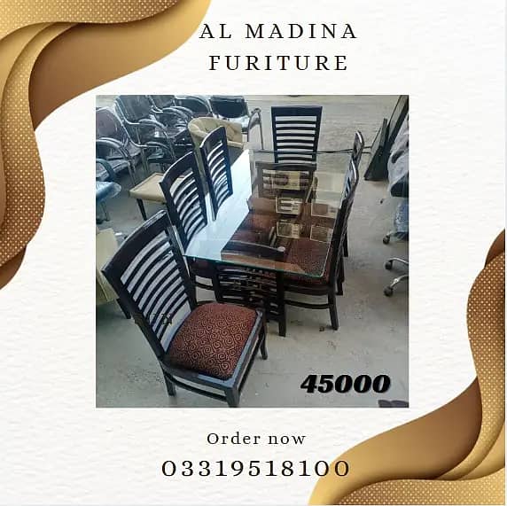 Dining Table/Dining Chair/Six Seater/Eight Seater/Center Tables 1