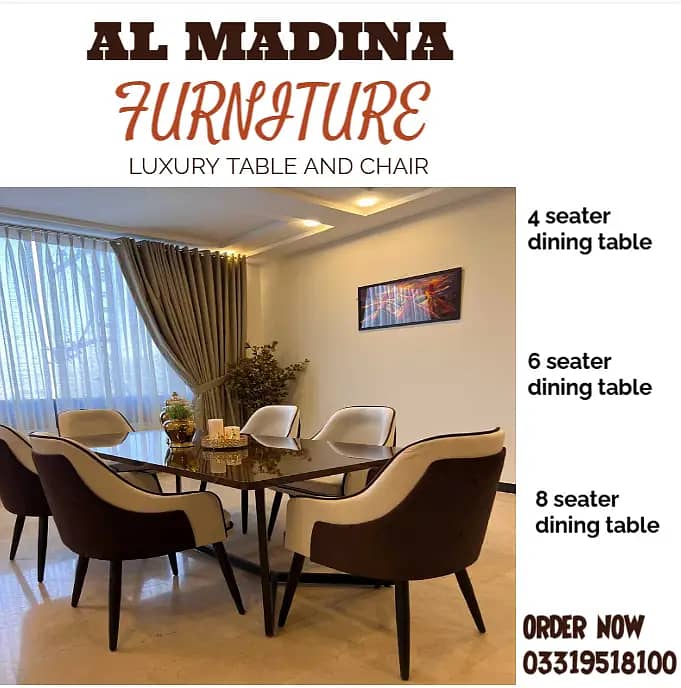 Dining Table/Dining Chair/Six Seater/Eight Seater/Center Tables 5