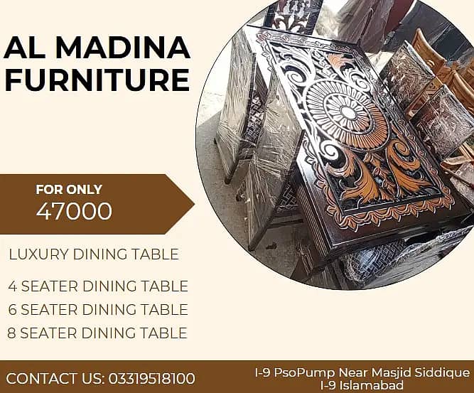 Dining Table/Dining Chair/Six Seater/Eight Seater/Center Tables 7