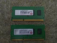 Transcend Ram 2GB x2 DDR 3