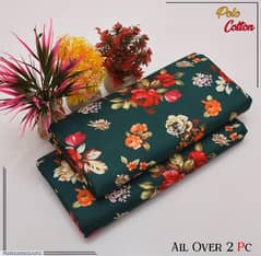 Women Unstitched printed suit 2 pc