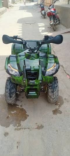 Powerful Petrol ATV | Army Green | Excellent Condition | Rs. 1,30,000