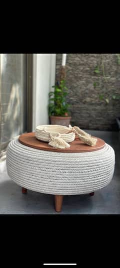 knot & wheel table