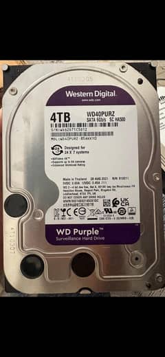 4TB Hard drive brand New condition