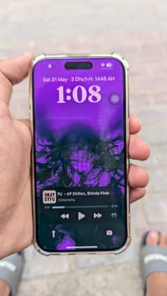 iphone 15 pro with box jv in lush condition