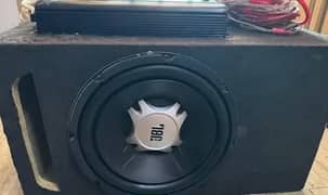 JBL woofer and Rockmars Original amplifier.