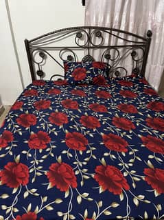Double bed for sale with out mattress