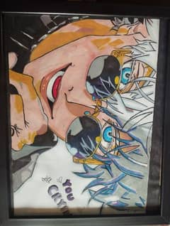 Jujutsu kaisen gojo hand made picture frame