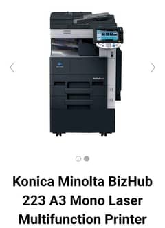 photo copy machine Konica Minolta bizhub 03121106000