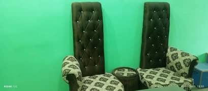 2 seater long Sofa with table