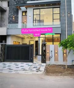 Fully Furnished Luxury House For Rent 5 Marla Double Story Lalpur Avenue Society Jadawala Road Faisalabad