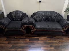 Pure Wooden 6 Seater Sofa Set For Sale