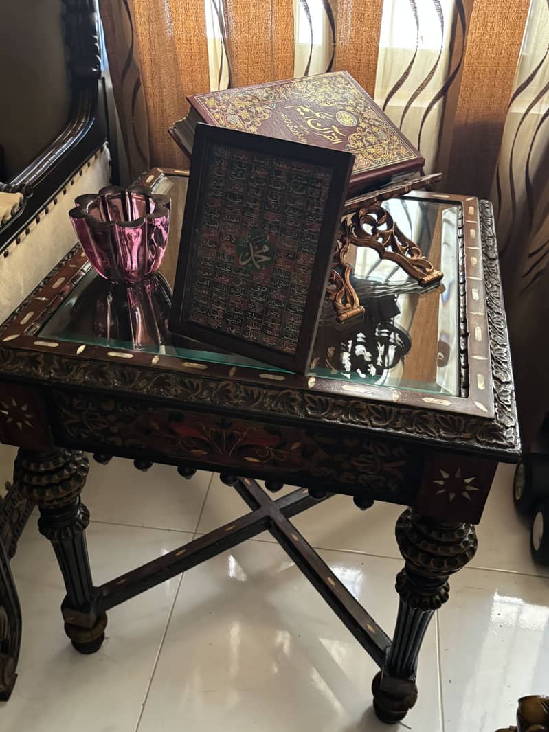 Center table with 2 side tables 5