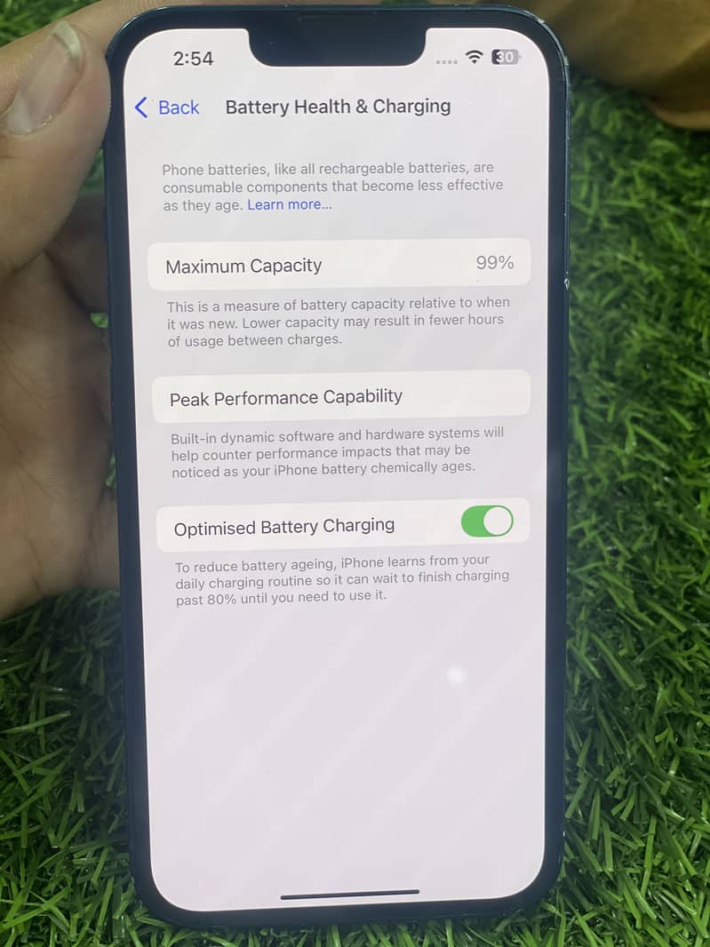 IPhone 13 non PTA 128 gb only display used messages 1