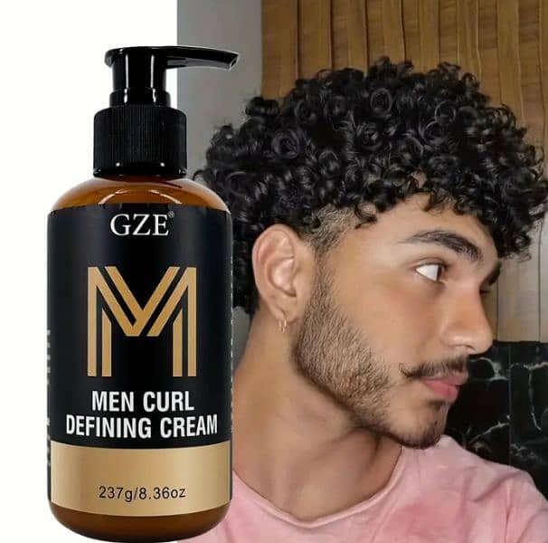 “Men’s Curl Defining Cream – Imported – Curls Styling & Frizz Control” 4