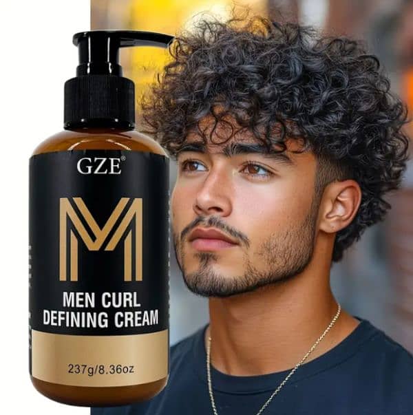“Men’s Curl Defining Cream – Imported – Curls Styling & Frizz Control” 6