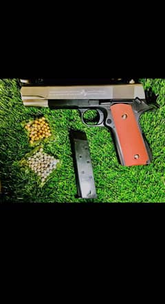 1911 metal and hard plastic mix material toy gun for boys