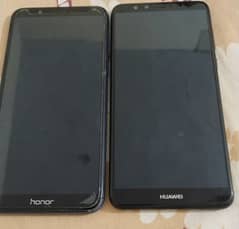 2 mobile for sale honor 7c and y9 2018