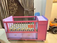 Baby cot just like new.