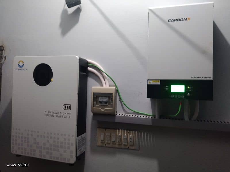 Lvtopsun 51.2v100ah G3 touchscreen lithium battery 8