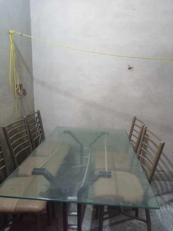 Dining table with 6 chairs 2