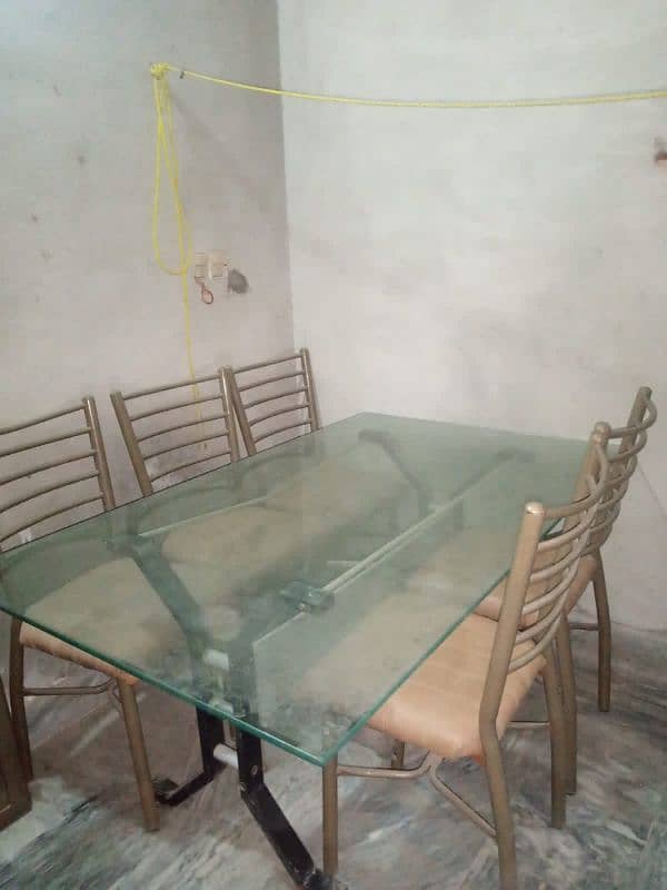 Dining table with 6 chairs 4