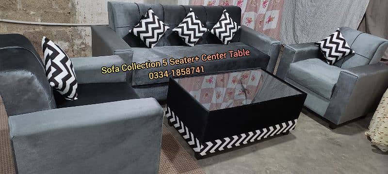 Sofa Set 5 Seater/L shape Sofa / Corner Sofa 4