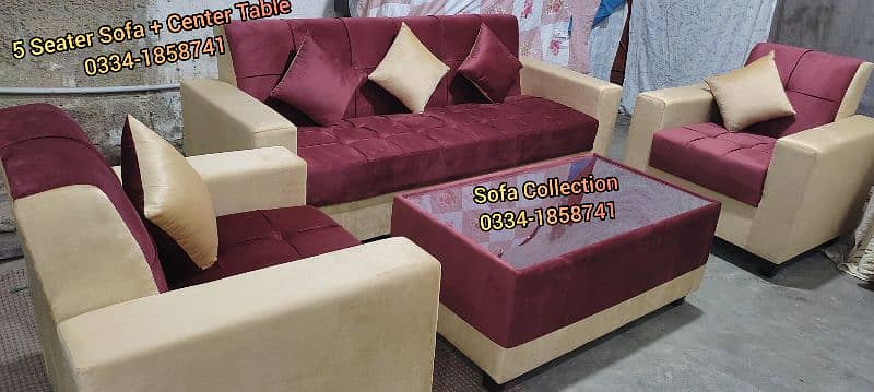 Sofa Set 5 Seater/L shape Sofa / Corner Sofa 6