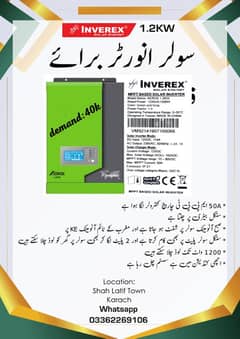 Inverex 1.2kw Solor Inverter