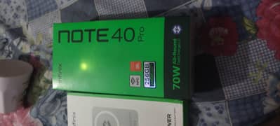 infinix note 40 pro 12/256 gb complet box