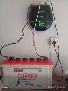 UPS & Battery ( Homage HEX 1004 + HP 150 Exide Battery)
